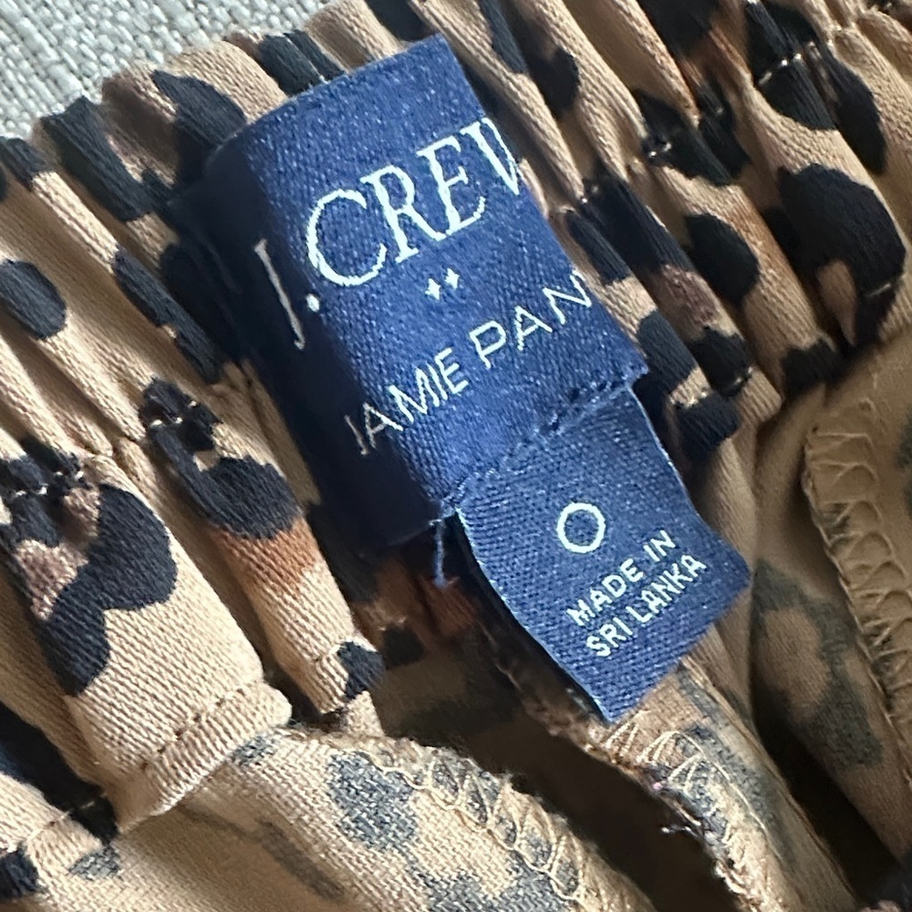 J. Crew Leopard Print Pants - Brown and Black - Picture 8 of 10